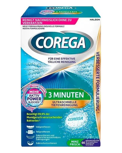 Corega 3 Minutes cleaning tablets